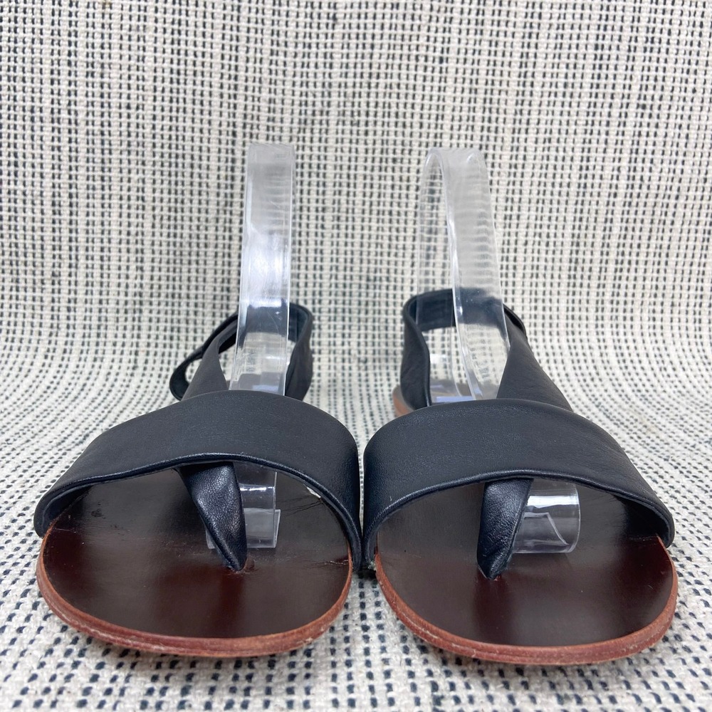 Free People Black Leather Sandals - Picture 3 of 10